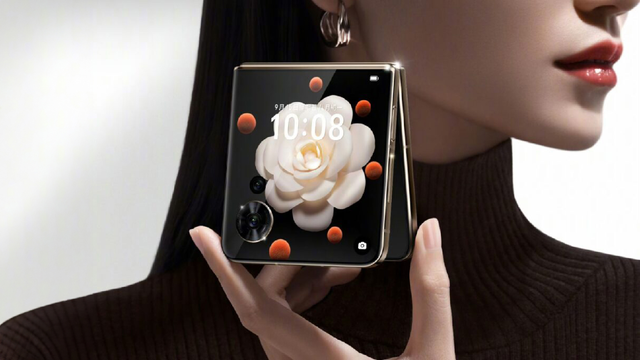 HONOR Magic V Flip lộ ảnh thực tế với phần viền màn hình ngoài siêu mỏng, pin 4.500 mAh, sạc 66 W