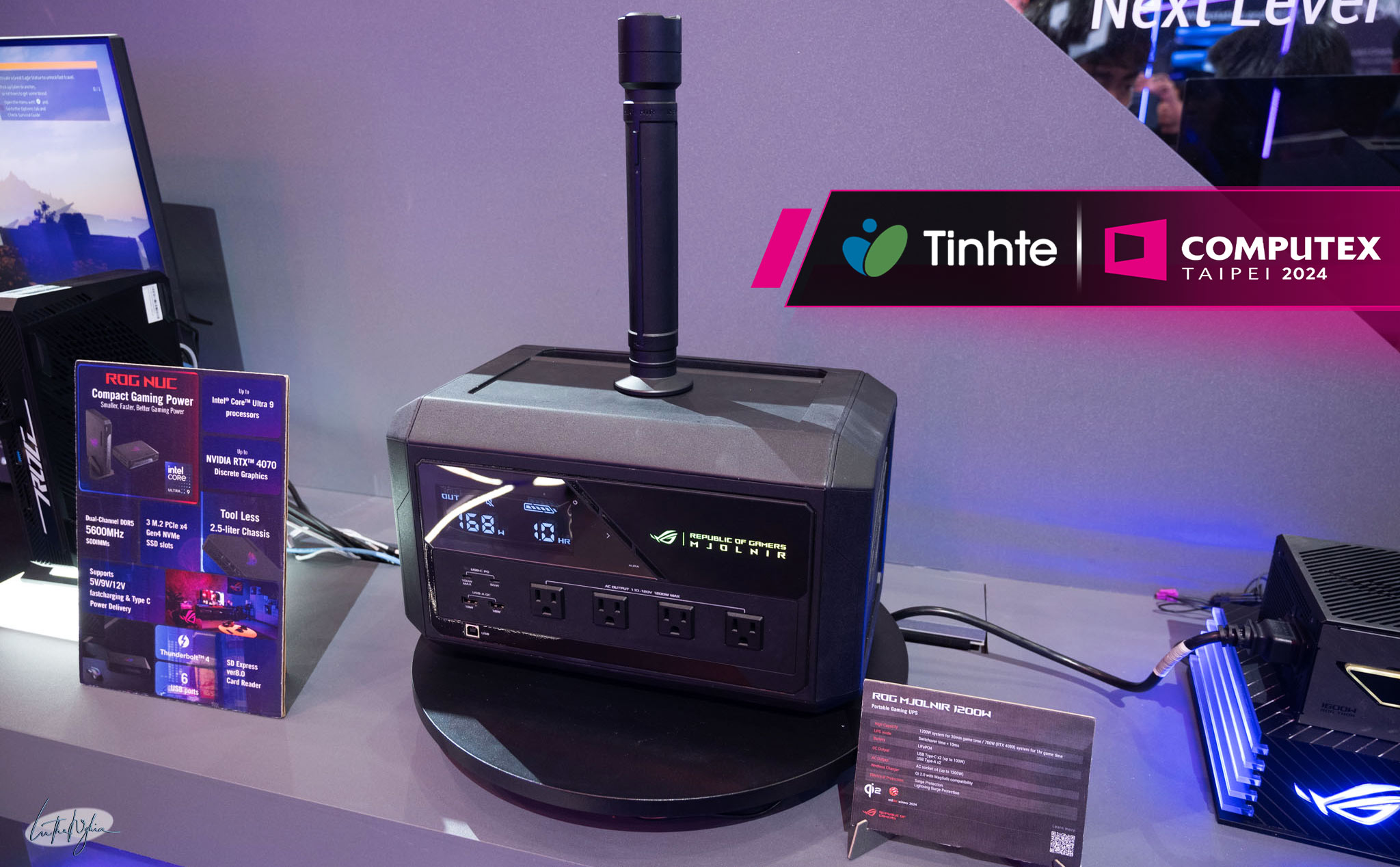 Computex24: Trên tay ASUS ROG Mjolnir - Bộ lưu điện gaming di động