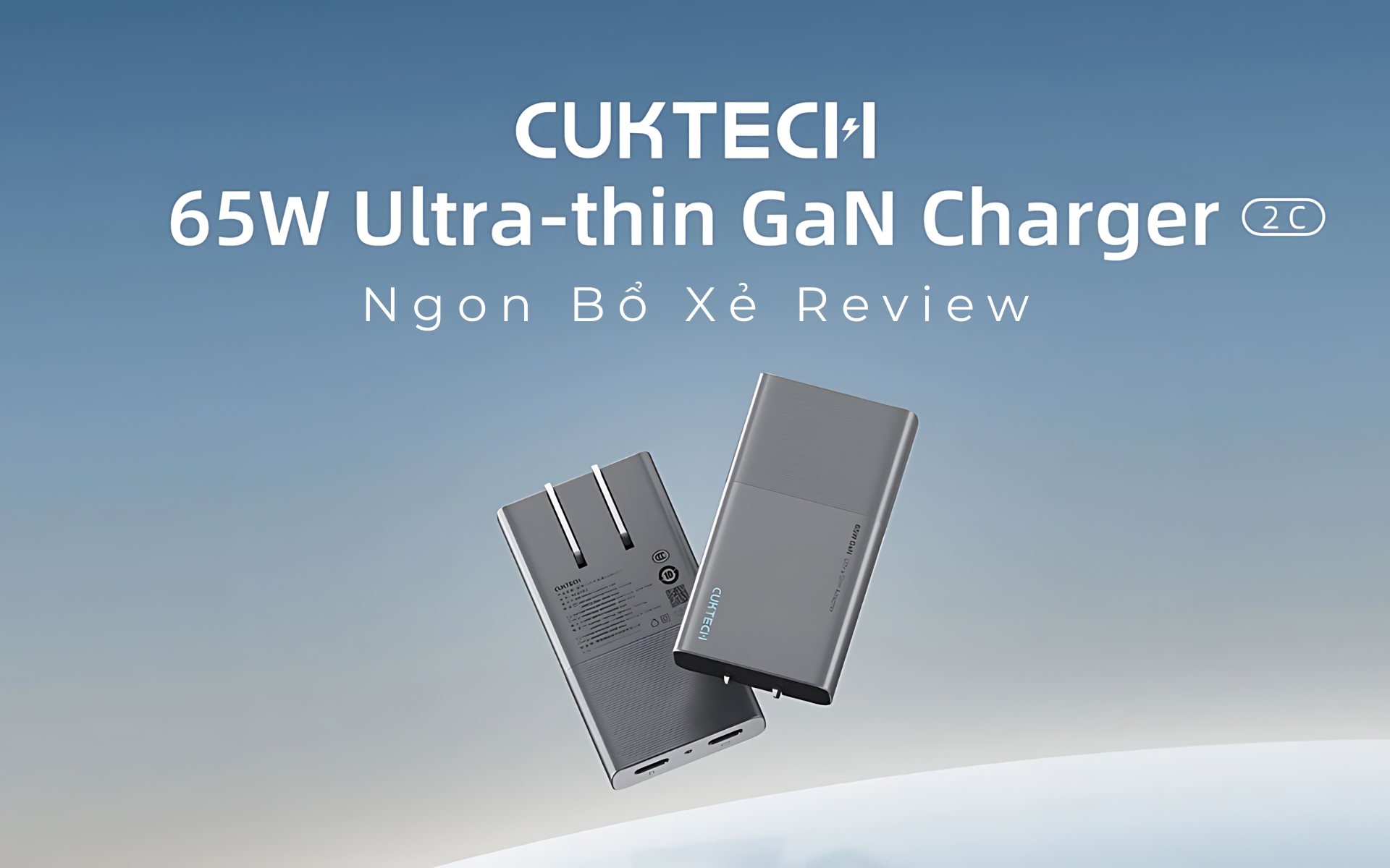 Đánh giá chi tiết củ sạc siêu mỏng Cuktech Ultra Slim 65W