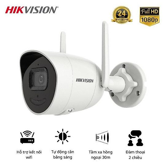 DS-2CV2021G2-IDW Dòng Camera IP WIFI Thân Ngoài Trời HIKVISION