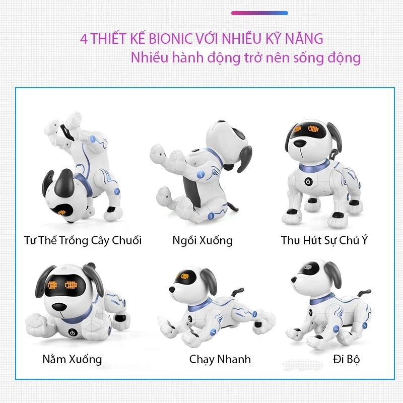 Chó robot này 5lit mua về chơi cũng vui vẻ :)) biết kể chuyện luôn :))