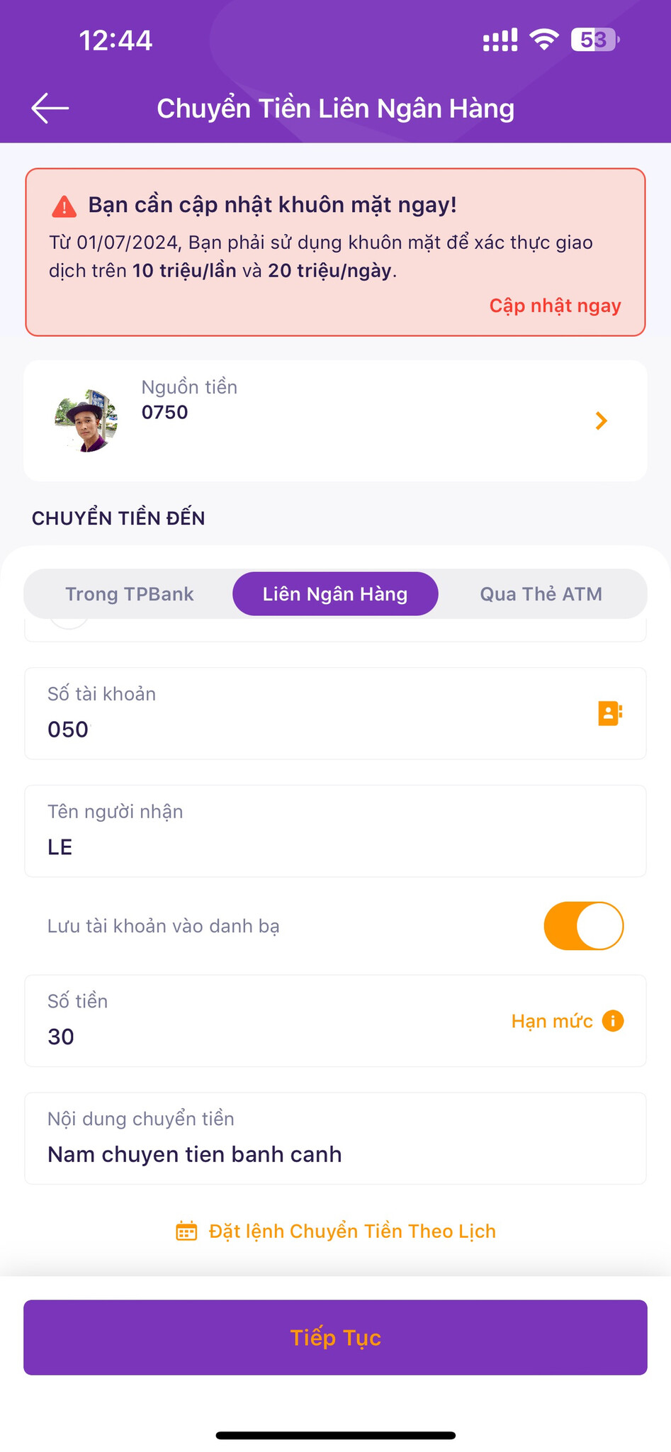 Bữa trước gã ghi nà 