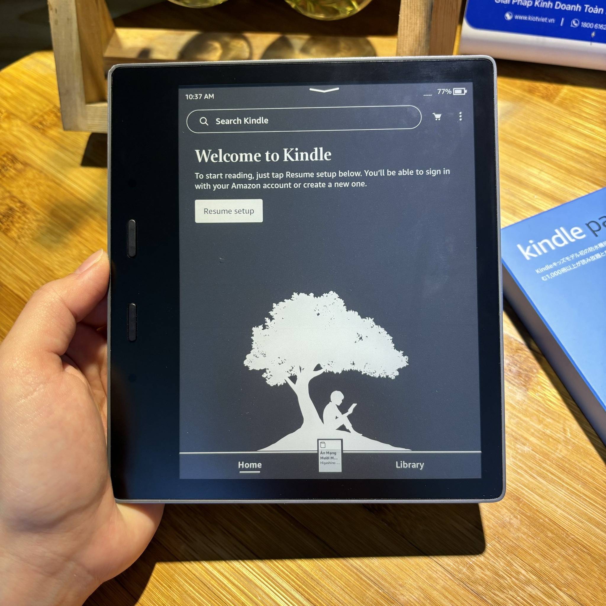 [Review Kindle] Máy Đọc Sách Cao Cấp Kindle Oasis 3 Viết bởi Hồng